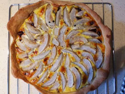 Pear-Chocolate Tart