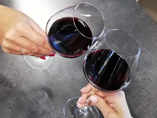Viticulture young people wine