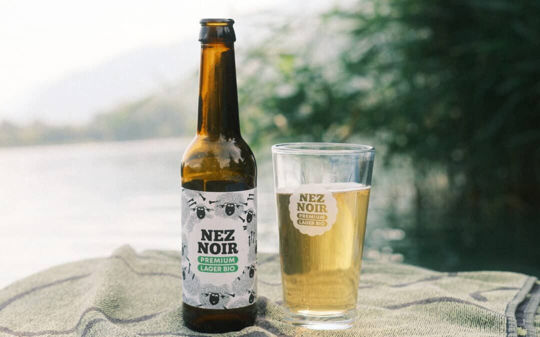Nez Noir Premium Lager Bio: the organic beer brewed in Valais